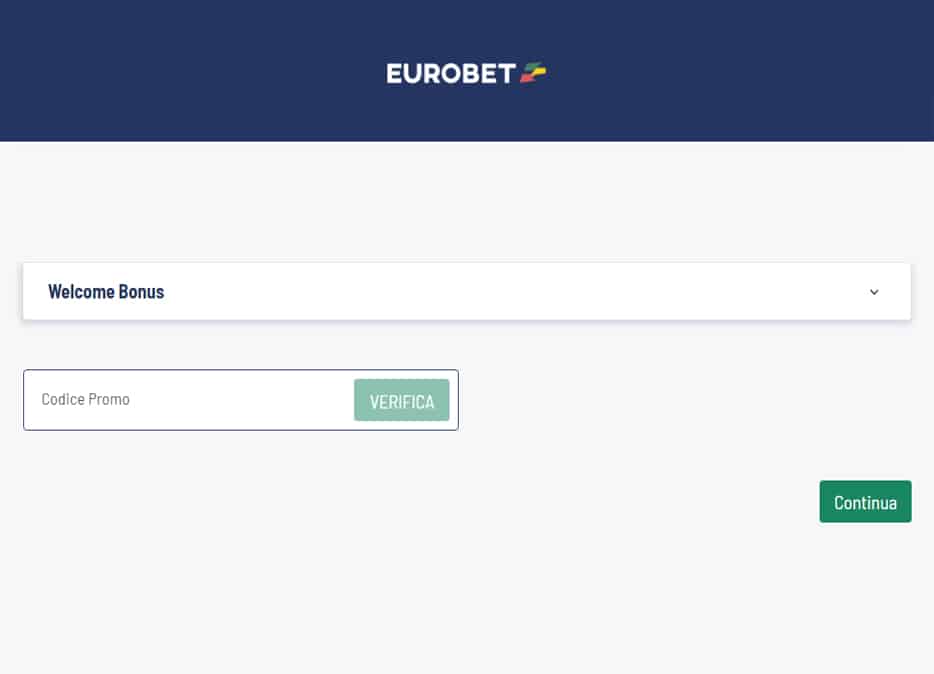 codice promo eurobet formulario registrazione